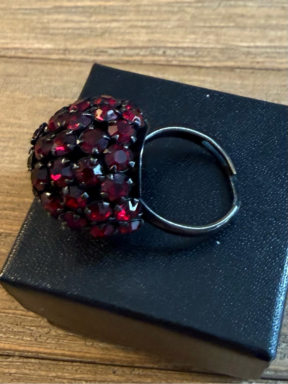 Dome Cocktail Ring Adjustable One Size
